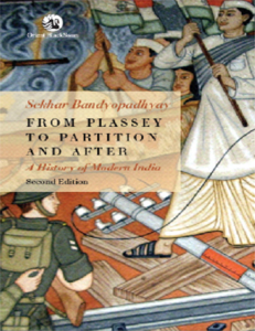 From Plassey to Partition and After: Modern India History Textbook