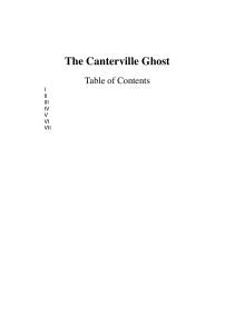 The Canterville Ghost by Oscar Wilde - Classic Supernatural Story
