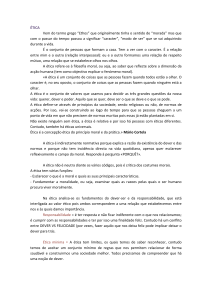 &Eacute;tica: Conceitos e Teorias Filos&oacute;ficas