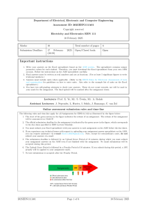 EBN 111 Electricity and Electronics Assessment