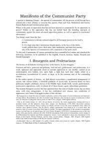 Manifesto of the Communist Party: Marx & Engels
