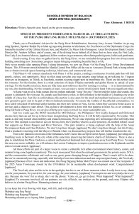 Speech Transcript: Pasig River Phase 4 Launch by President Marcos