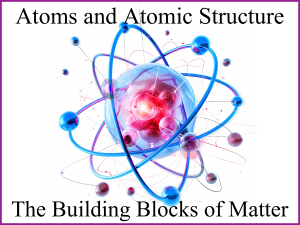 Atoms and Atomic Structure: The Building Blocks of Matter