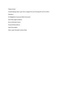 Filipino Script: Cyberbullying & Pregnancy Awareness