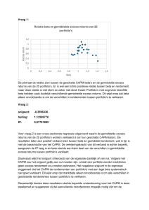 Analyse van CAPM en Fama-French Modellen