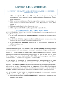 Lecci&oacute;n 9: El Matrimonio - Derecho y Regulaciones