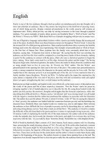 Poetry Analysis: Poverty in 'Well of Souls' and 'Poverty my Wife'
