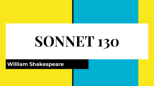 Analysis of Shakespeare's Sonnet 130: Elizabethan Beauty Standards