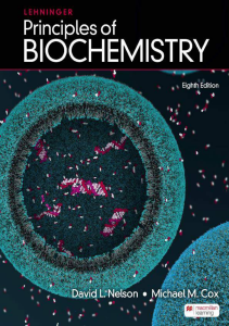 Lehninger Principles of Biochemistry 8th Edition