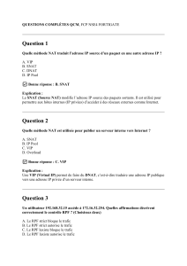 Questions QCM FCP NSE4 FortiGate - Pr&eacute;paration examen