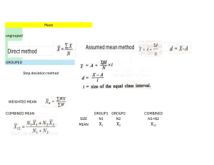 Statistics Formulas: Mean, Median, Mode, Standard Deviation