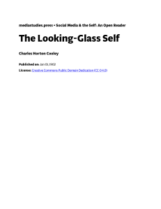 The Looking-Glass Self by Charles Horton Cooley