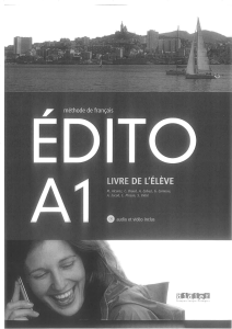 &Eacute;DITO A1 French Student's Book