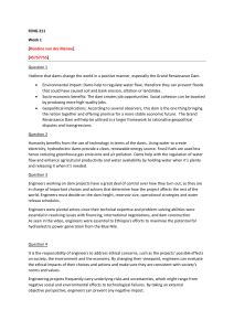 FENG 211 Week 1: Dams and Engineering