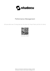 ACCA F5 Performance Management Sample Questions 2017