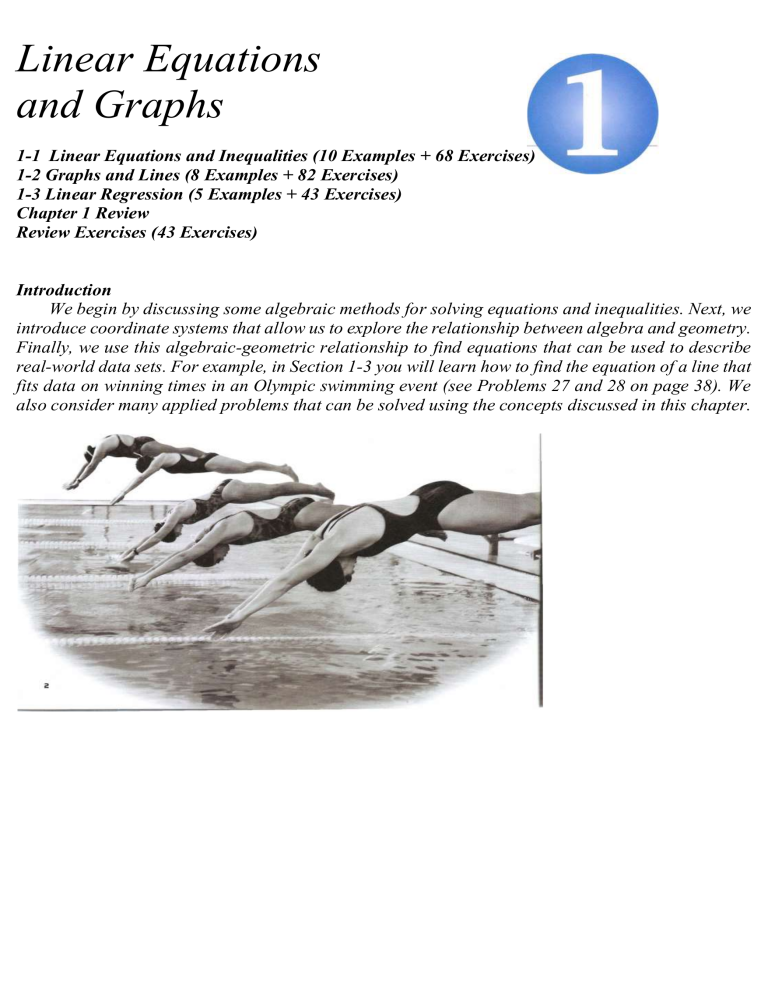 Linear Equations and Graphs Textbook