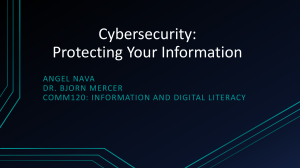 Cybersecurity: Protecting Your Information