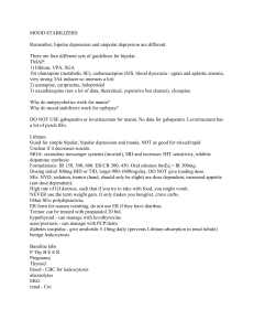 Mood Stabilizers: Bipolar Disorder Treatment Guide