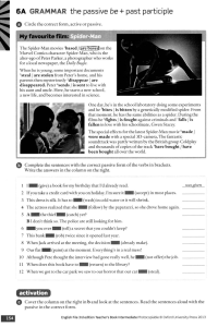 English File Intermediate Grammar Exercises Passive Voice Modals