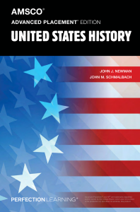 AMSCO AP U.S. History Textbook 2021