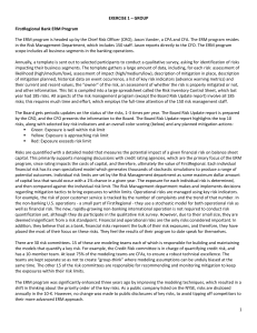 FirstRegional Bank ERM Program: Enterprise Risk Management Case Study