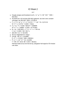 IO Week 2 Fysica Opgaven