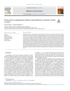 Theory-driven computational models of drug addiction: Fruitful or futile?