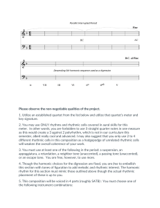 Music Composition Assignment: Parallel Interrupted Period