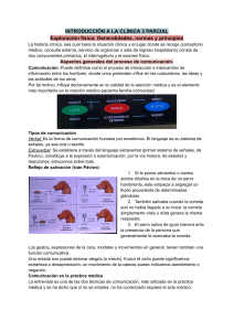 Introducci&oacute;n a la Cl&iacute;nica 3 Parcial - Exploraci&oacute;n F&iacute;sica