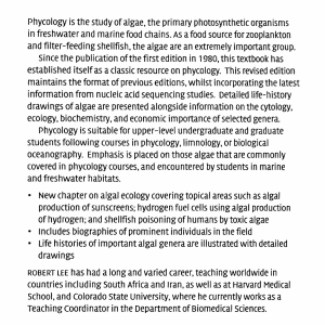 Phycology Textbook: Algae Study for Students