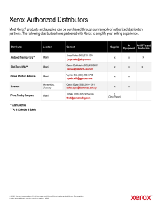 Xerox Authorized Distributors List: Contacts & Locations