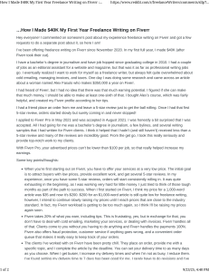 How I Made $40K First Year Freelance Writing on Fiverr