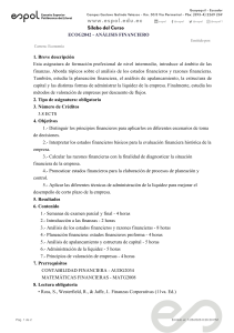 S&iacute;labo de An&aacute;lisis Financiero ECOG2042 - ESPOL