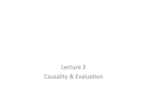 Lecture 3: Causality & Evaluation