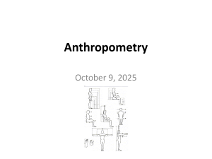 Anthropometry: Human Body Measurement in Design