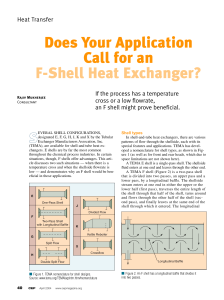 F-Shell Heat Exchanger: When to Use It for Temperature Cross or Low Flow