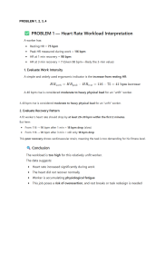 Ergonomic Workload Assessment Problems & Solutions