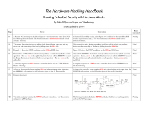 Hardware Hacking Handbook Errata: Embedded Security Corrections