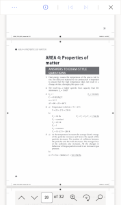 Answers to Exam-Style Questions: Properties of Matter