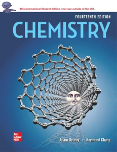 Chemistry Textbook by Overby & Chang 14th Edition