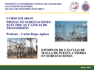 Ejemplos de c&aacute;lculo de mallas de puesta a tierra en subestaciones