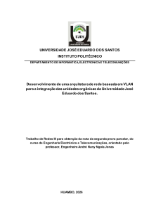 Arquitetura de Rede com VLAN para UJES
