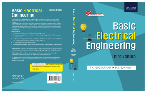 Basic Electrical Engineering Textbook - Third Edition
