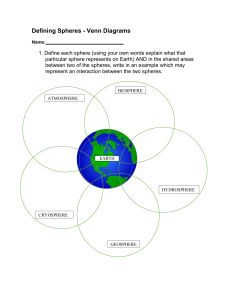 Earth's Spheres Practice Worksheet