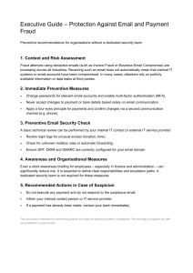Executive Guide: Email & Payment Fraud Protection
