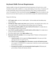 Keyboard Skills Test Requirements