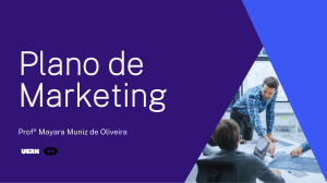 Plano de Marketing Apresenta&ccedil;&atilde;o