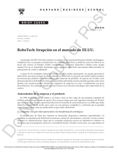 Estudio de caso RoboTech: Estrategia de entrada al mercado