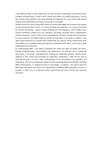 MBTI INFP Personality Analysis