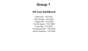 HR Attrition Dashboard Analysis